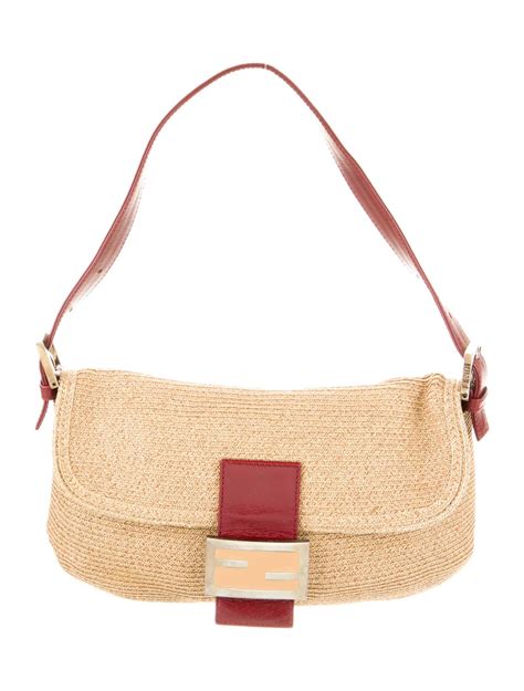 raffia fendi baguette|Baguette .